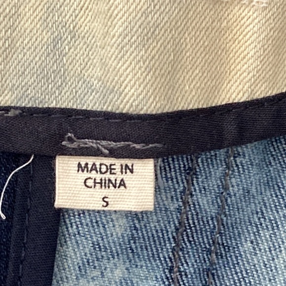 🌟 HP 🌟 GUESS Vintage 80s/90s acid washed denim short sleeve Moto jacket - Picture 5 of 8